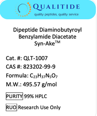 Dipeptide Diaminobutyroyl Benzylamide Diacetate (SYN-AKE®)