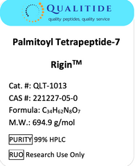 Palmitoyl Tetrapeptide-7 (Rigin™, Lipopeptide)