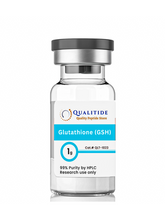 Vial of Glutathione (GSH) for research use, 99% purity, 1g quantity.