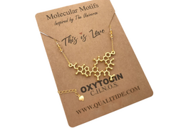 Oxytocin Molecular Motif Necklace