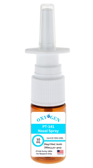 OxyGen PT-141 nasal spray bottle for research, peptide for sexual arousal and libido enhancement