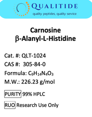 Carnosine (β-alanyl-L-histidine)