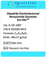 Dipeptide Diaminobutyroyl Benzylamide Diacetate (SYN-AKE®)_Chemical Info