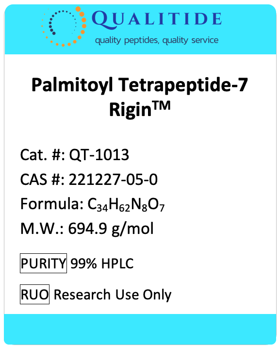 Palmitoyl Tetrapeptide-7 (Rigin™, Lipopeptide)_chemical info