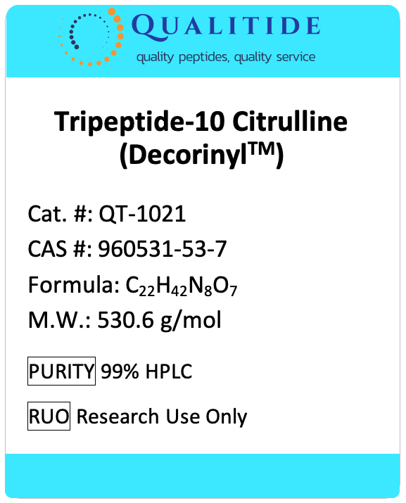 Tripeptide-10 Citrulline (Decorinyl®)_chemical info