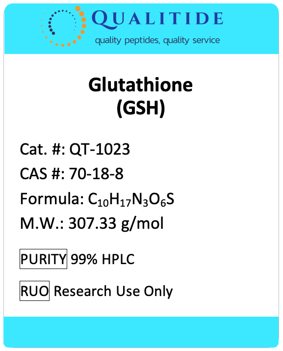 Glutathione (GSH): A Potent Antioxidant Peptide for Brain Health Glutathione (GSH): A Potent Antioxidant Peptide for Brain Health