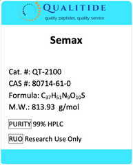 Semax Peptide_Chemical Info
